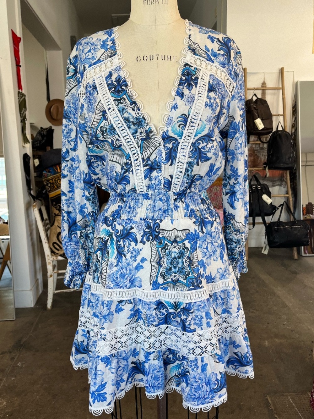 Temptation Positano Idice 26 Dress in Peonia Blue